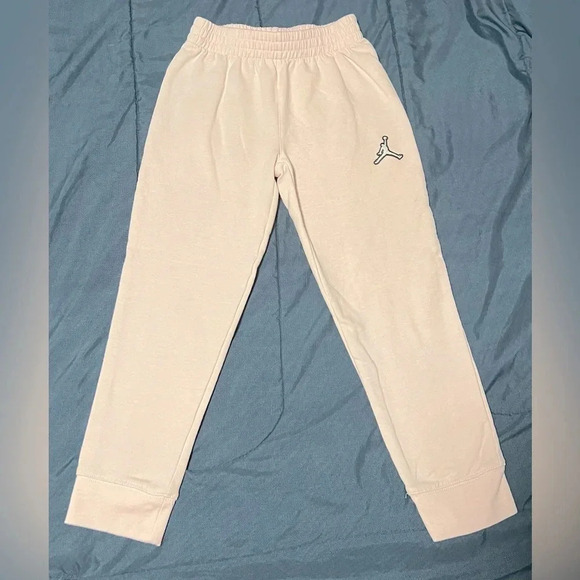 Jordan Sweatpants Light Pink Girls 6-7 - Picture 1 of 4